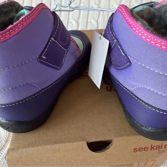 See Kai Run Blake Boots Toddler Girls Sz 11 NEW Insulated Winter Boot Ergonomic - Picture 8 of 11